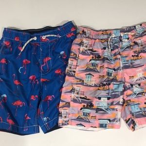 TWO Youth gap kids bathing suit size xl